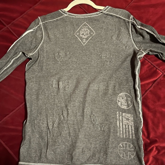 For 2 Affliction, size small, good condition, color blue, - Picture 6 of 6